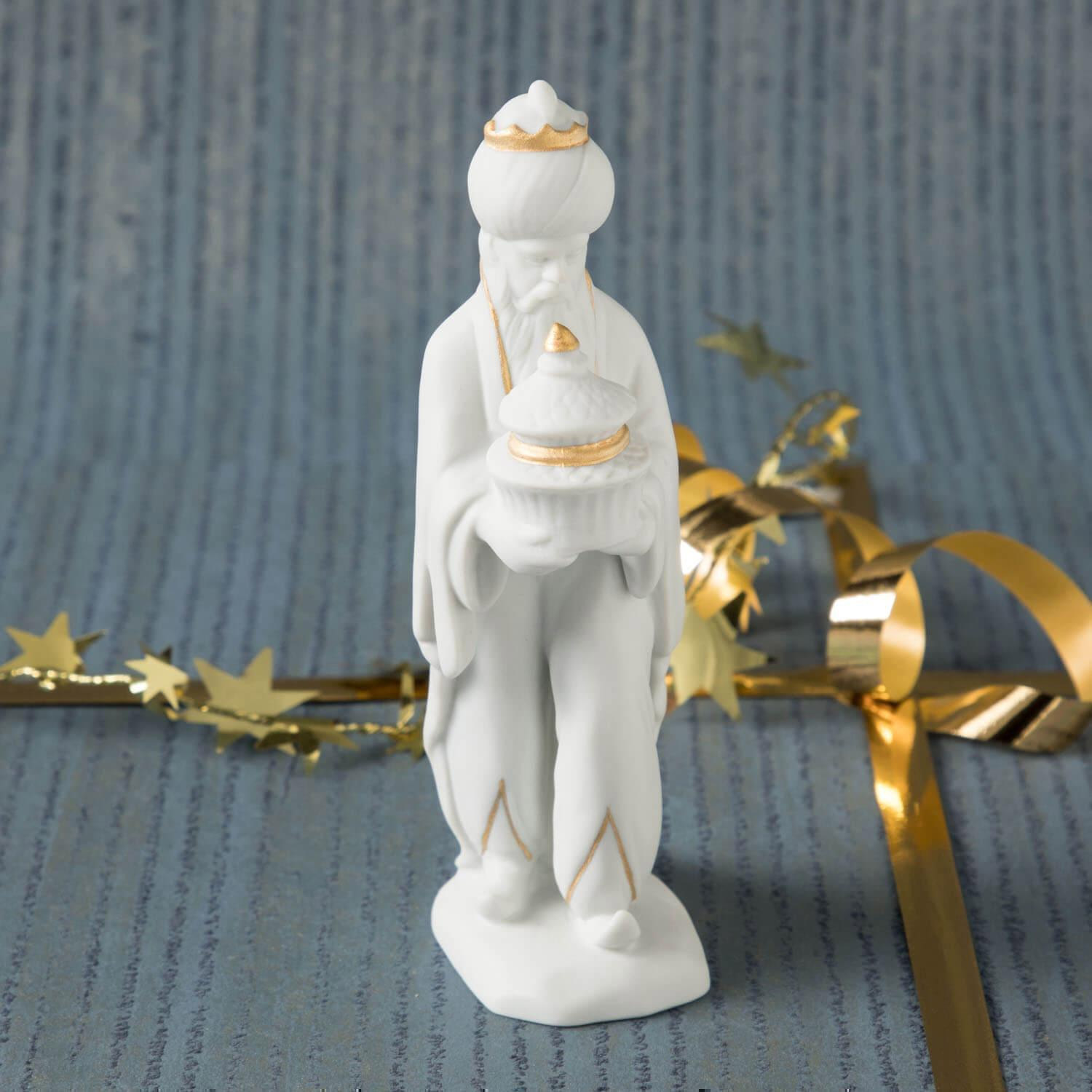 Krippenfigur, König, stehend