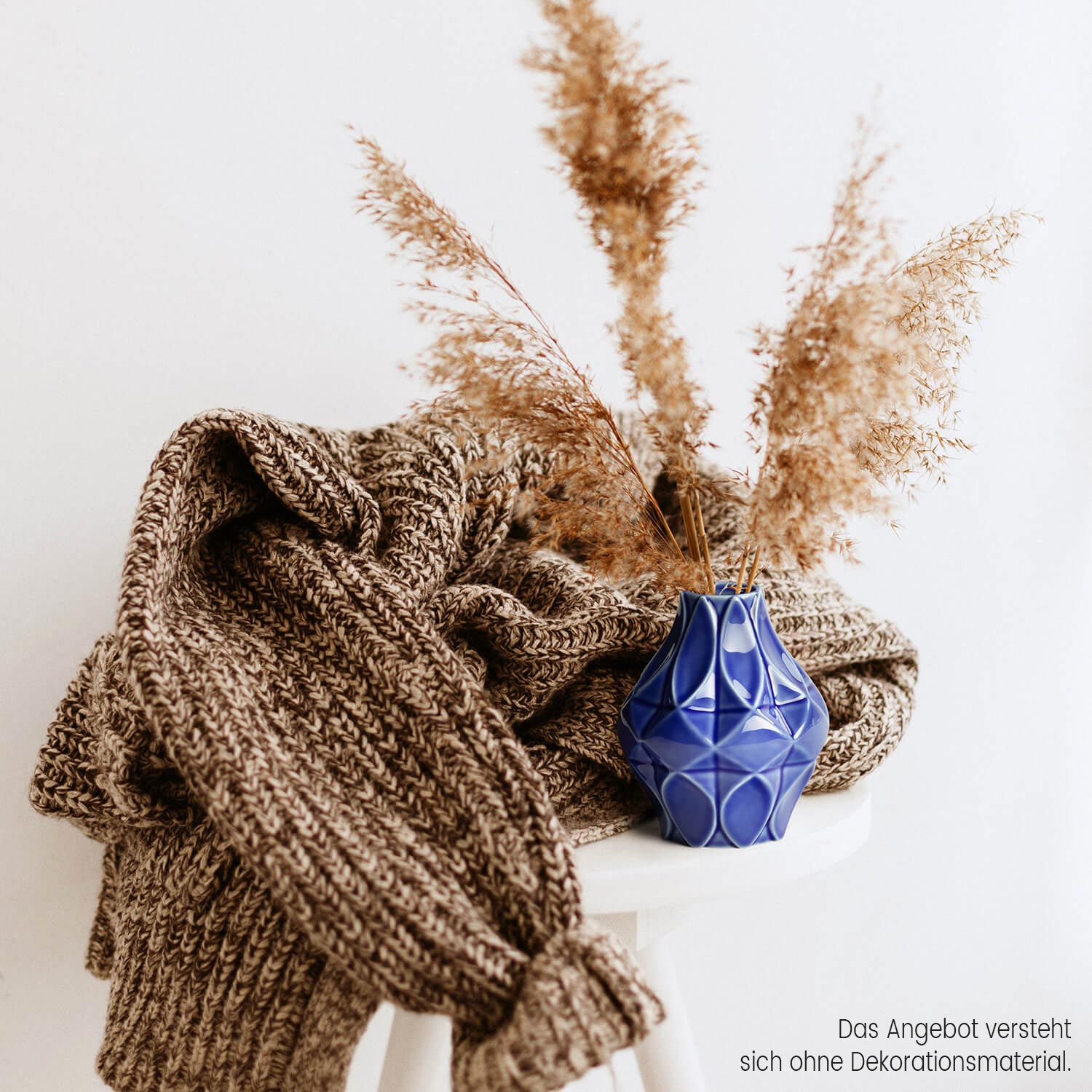 Vase Mosaik 11 cm, dunkelblau