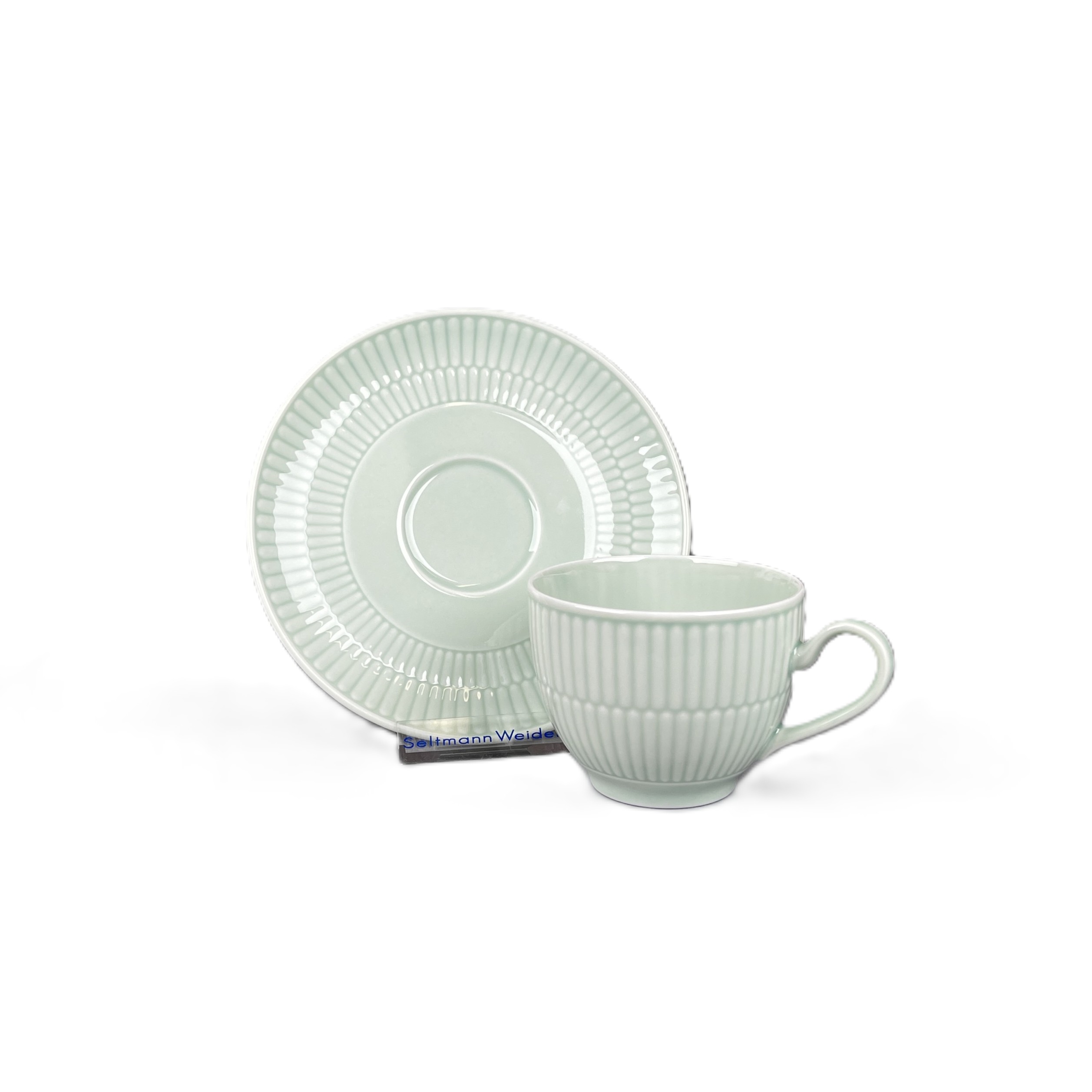 Amina Seladon, Kaffee- Set 2tlg.