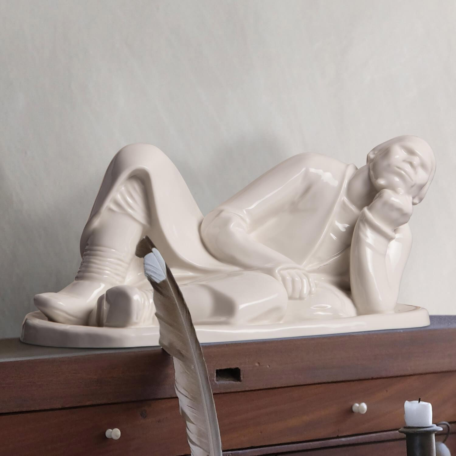 Barlach "Liegender Bauer"