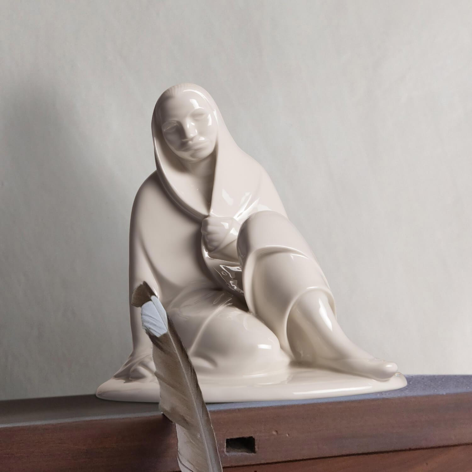 Barlach "Sitzendes Mädchen"