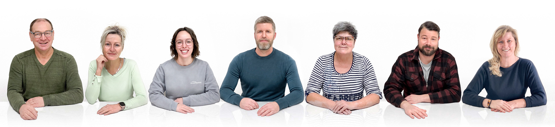 Mitarbeiterinnen und Mitarbeiter unserer Porzellanmanufaktur