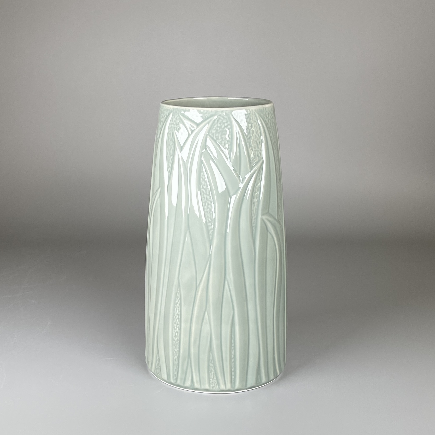 Vase GRAMINA salbeigrün 23cm